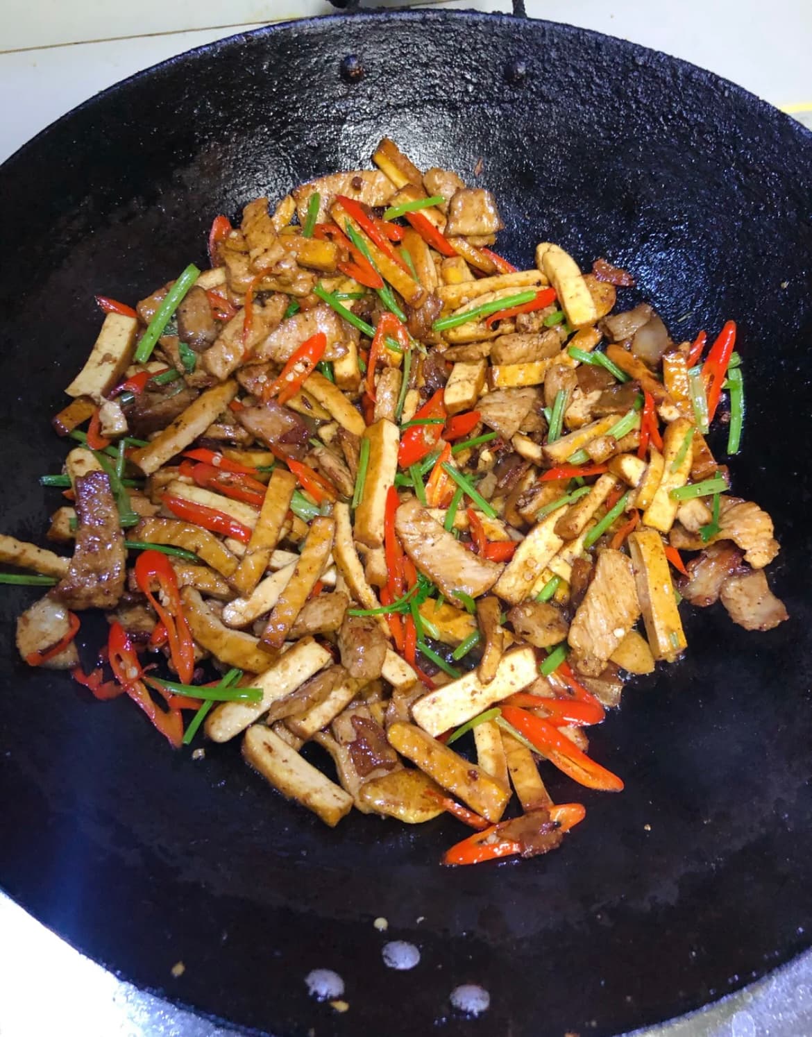 香干芹菜炒肉