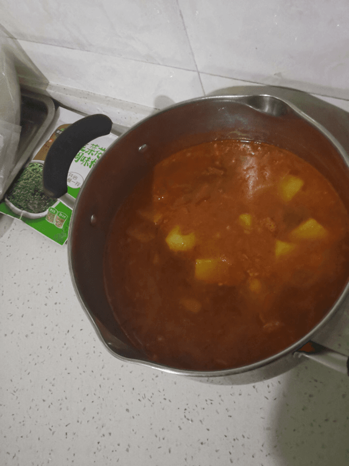 西红柿土豆炖牛肉